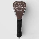 Search for vintage golf equipment Crossed clubs