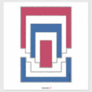 Search for red and white geometric stickers Patriotic