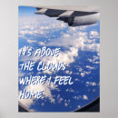 Search for plane in clouds posters Airplane