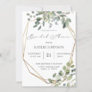 Search for rustic bridal shower invitations Eucalyptus