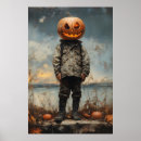 Search for pumpkin head posters Vintage halloween