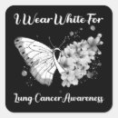 Search for awareness butterfly stickers Lung cancer awareness