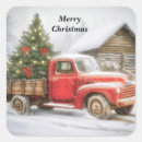 Search for pickup truck stickers Merry christmas