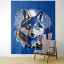 Search for wolf tapestries Native