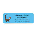 Search for nose return address labels Cartoon