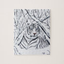 Search for white tiger puzzles Safari