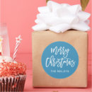 Search for blue christmas stickers White