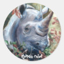 Search for african rhino stickers Animal