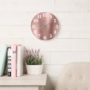 Search for rose gold clocks Modern