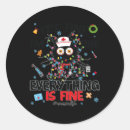 Search for cat nurse stickers Funny christmas