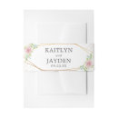 Search for gold foil wedding invitation belly bands Floral