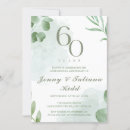 Search for 60th anniversary wedding stationery Greenery