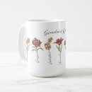 Search for flowered mugs Grandmother
