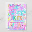 Search for tenth birthday invitations Peace out single digits