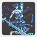 Search for warrior girl stickers Anime