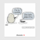 Search for pickles stickers Humour