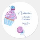 Search for blue cupcake stickers Girl