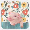 Search for cute pigs stickers Piglet