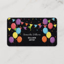 Search for party decorations business cards Artist