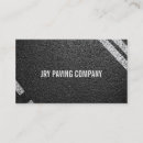 Search for asphalt business cards Paving