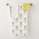 Search for pineapple bath towels Pattern