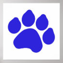 Search for blue paw posters Pawprint