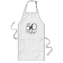 Search for 50th birthday party aprons Fiftieth