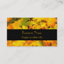 Search for fall business cards Leaves