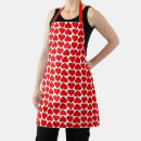 Search for queen hearts aprons Red