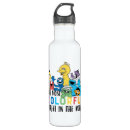 Search for elmo and cookie monster water bottles Rainbow