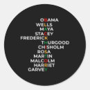 Search for african american history month stickers Civil rights