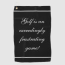 Search for fun golf towels Silly