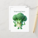 Search for broccoli postcards Cute