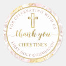 Search for pink christening stickers Communion