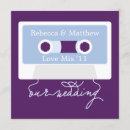 Search for 80s square invitations Purple
