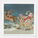 Search for christmas dinner napkins Santa claus