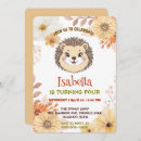 Search for cartoon birthday invitations Hedgehog