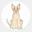 Search for cattle dog stickers Red