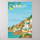 Search for amalfi posters Retro vintage travel