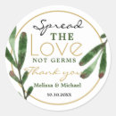 Search for hand sanitizer wedding stickers Greenery