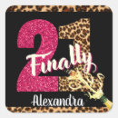 Search for 21 happy birthday stickers Girly
