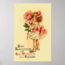 Search for happy birthday wishes posters Vintage
