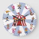 Search for circus clocks Clown