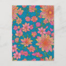 Search for intricate pattern postcards Flowers