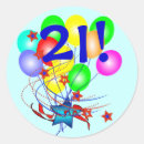 Search for age 21 stickers Party