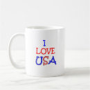 Search for i love america mugs Red white and blue