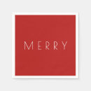 Search for red and white christmas napkins Minimal