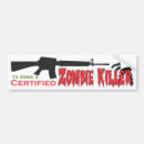 Search for attack bumper stickers Zombie