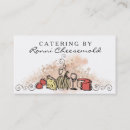Search for dinner party business cards Caterer