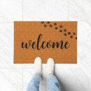 Search for dog paw print doormats Welcome